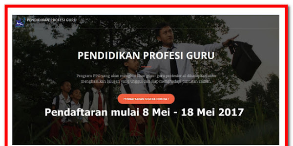 PERSYARATAN DAN KEUNTUNGAN PPG BERSUBSIDI TAHUN 2017