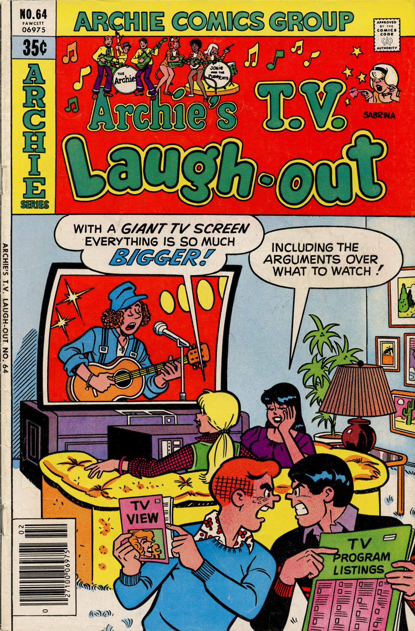 Read online Archie's TV Laugh-Out comic -  Issue #64 - 1
