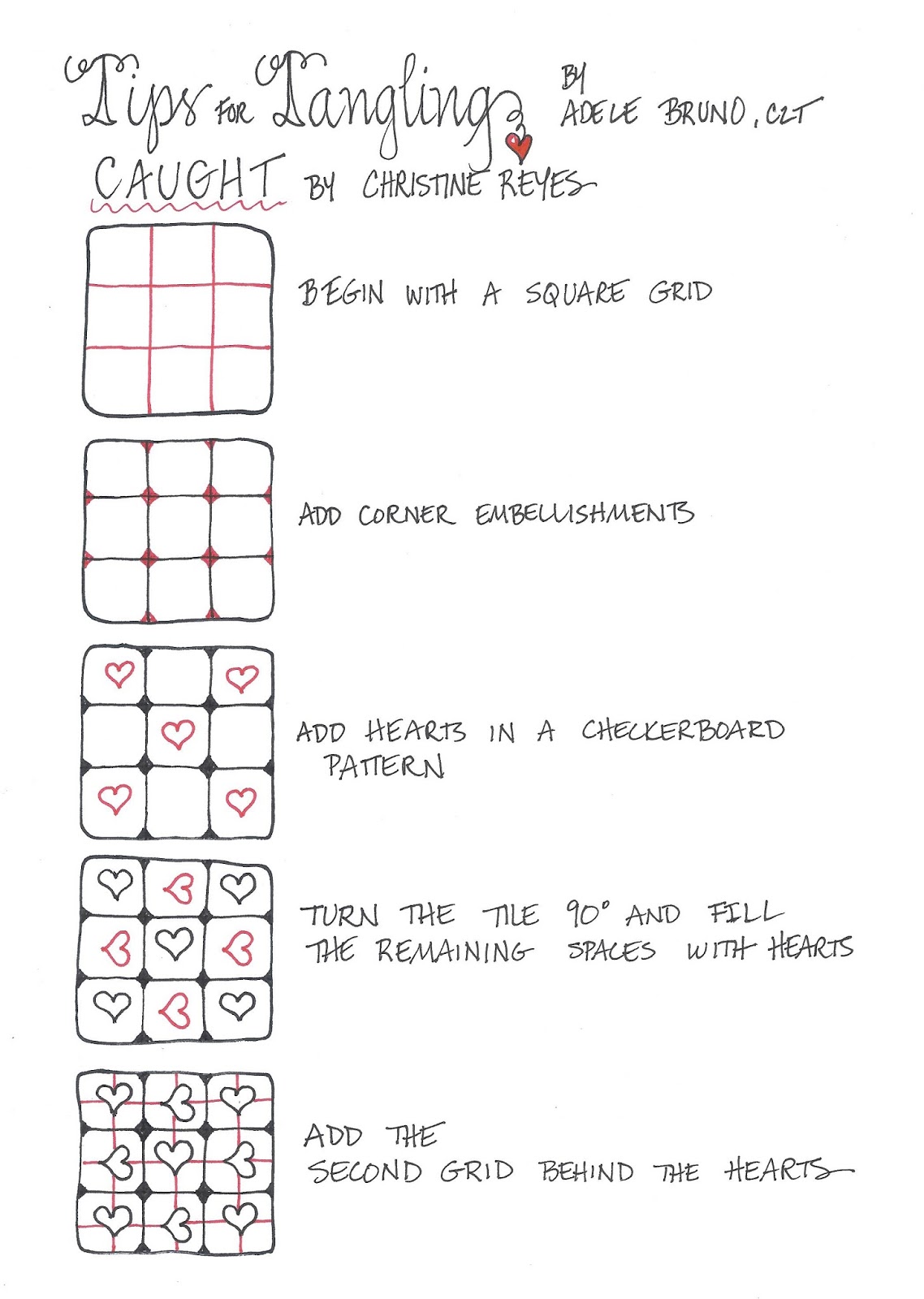 Tickled To Tangle Tips for Tangling Caught