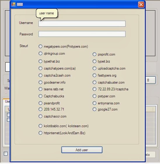 Capthca Entry Admin Panel: Captcha software