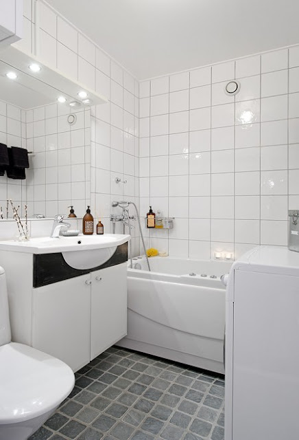 MI RINCÓN DE SUEÑOS: LAVADORA EN EL BAÑO