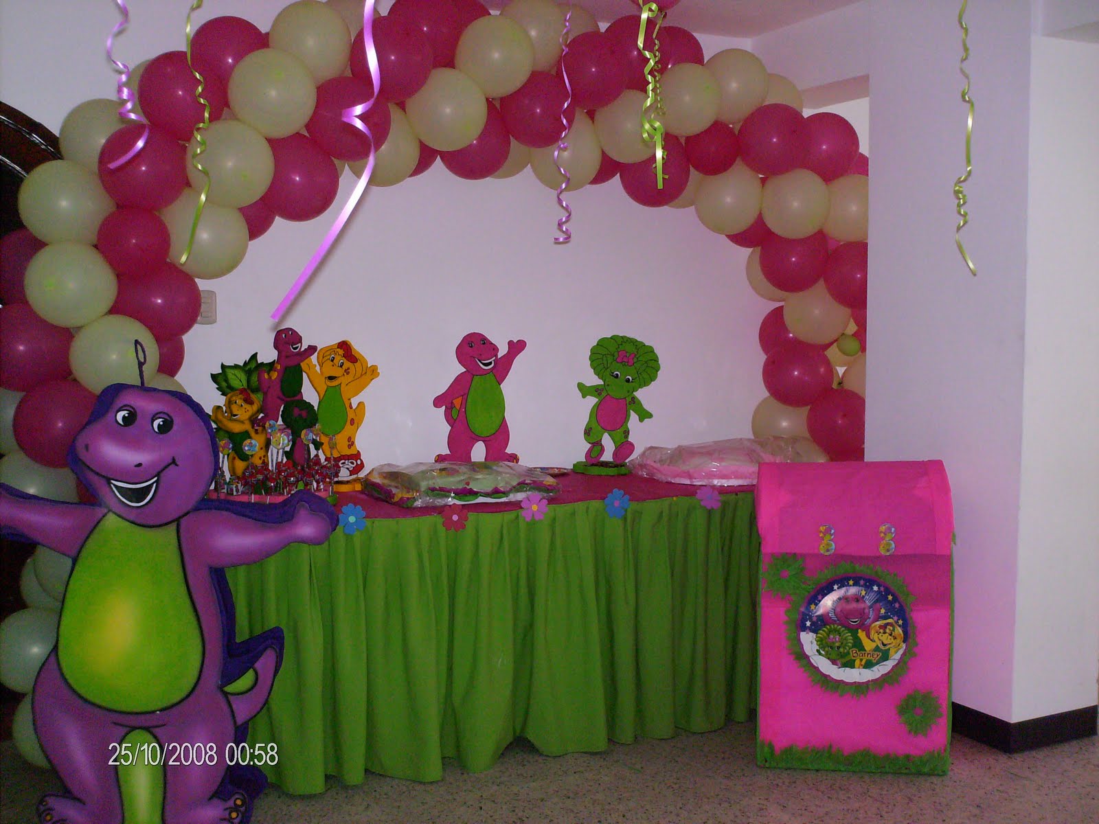 Decoraciones De Barney Para Fiestas Infantiles Imagui
