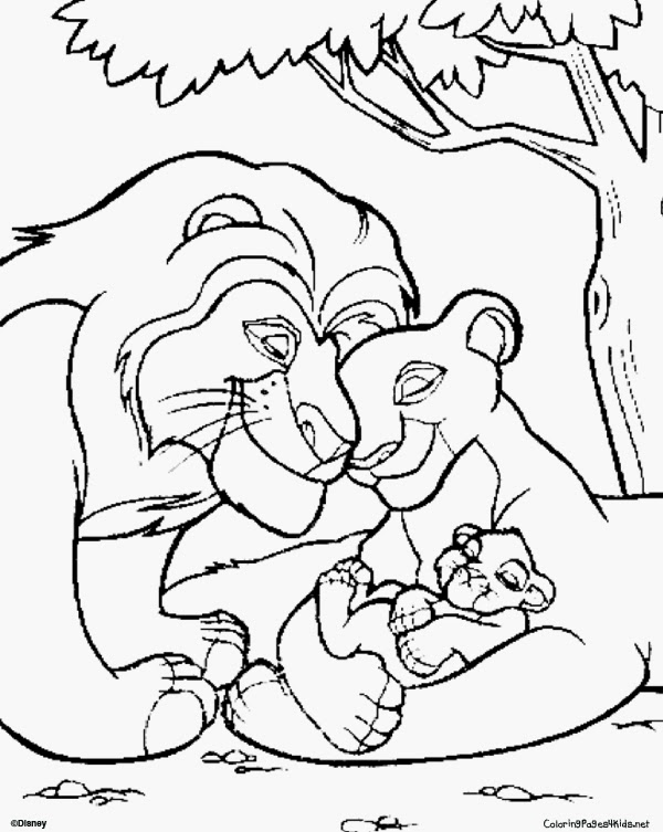 Give Simba's Pride more attention Lion King Coloring in Chronological