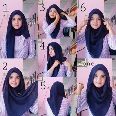 tutorial hijab wisuda segi empat satu warna tutorial hijab wisuda segi empat satu warna