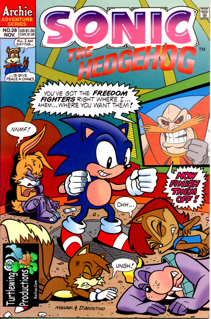 Read online Sonic The Hedgehog comic -  Issue #28 - 1