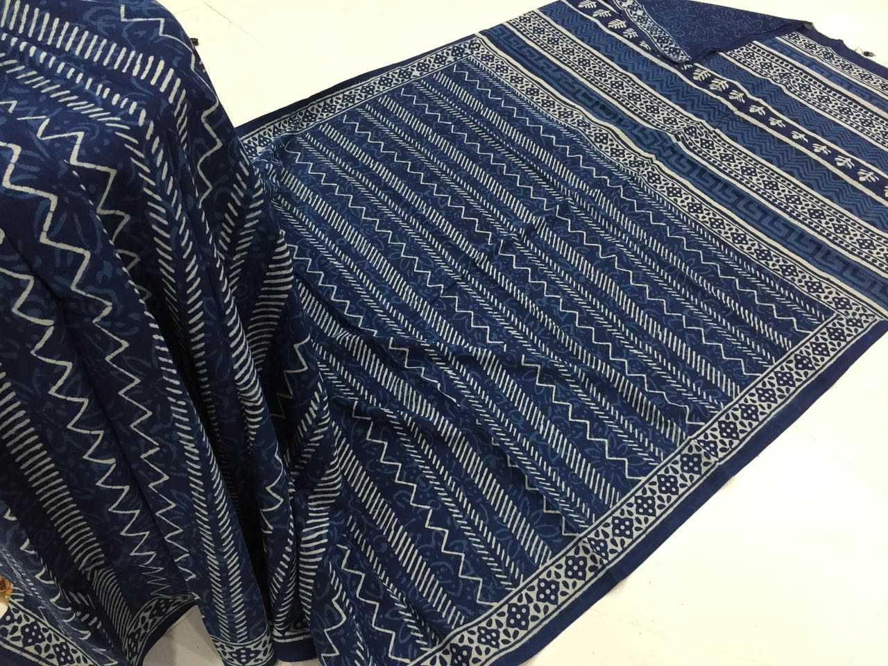 handblock printed sarees | Buy Online mul mul cotton sarees