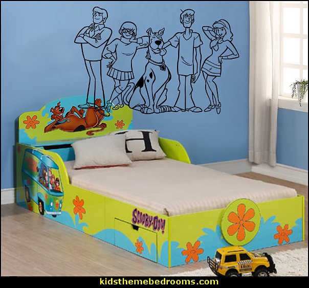 Scooby Doo Kid's Twin Platform Bed with Storage