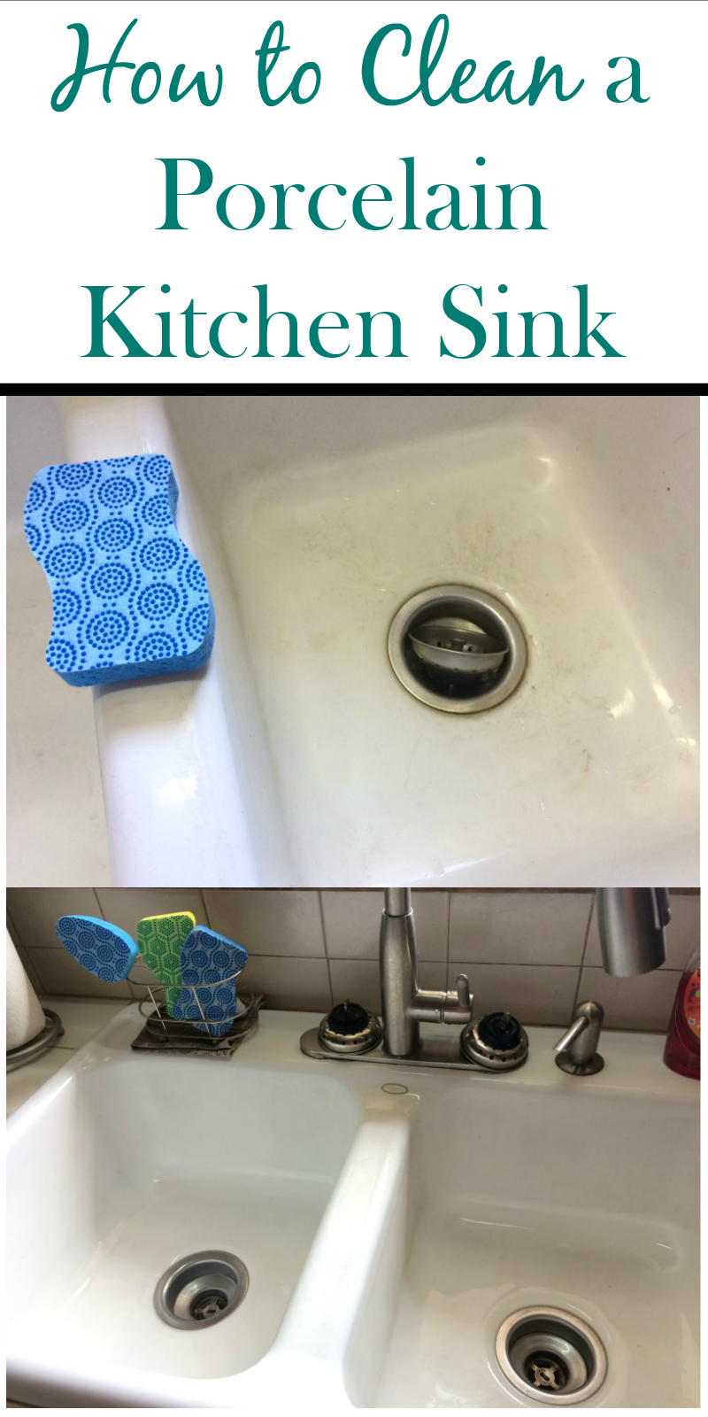 Real Girl's Realm How to Clean a Kitchen Sink