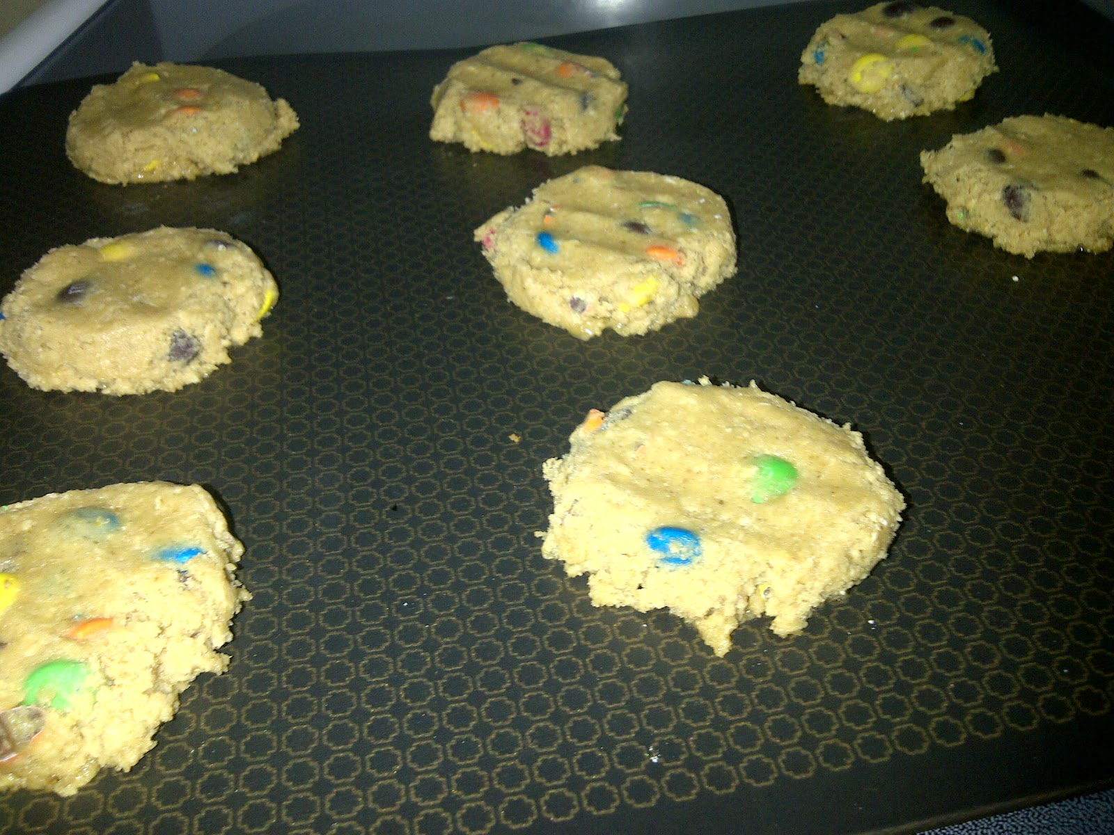 Maryam's Culinary Wonders 214. Oatmeal M&M's Cookies