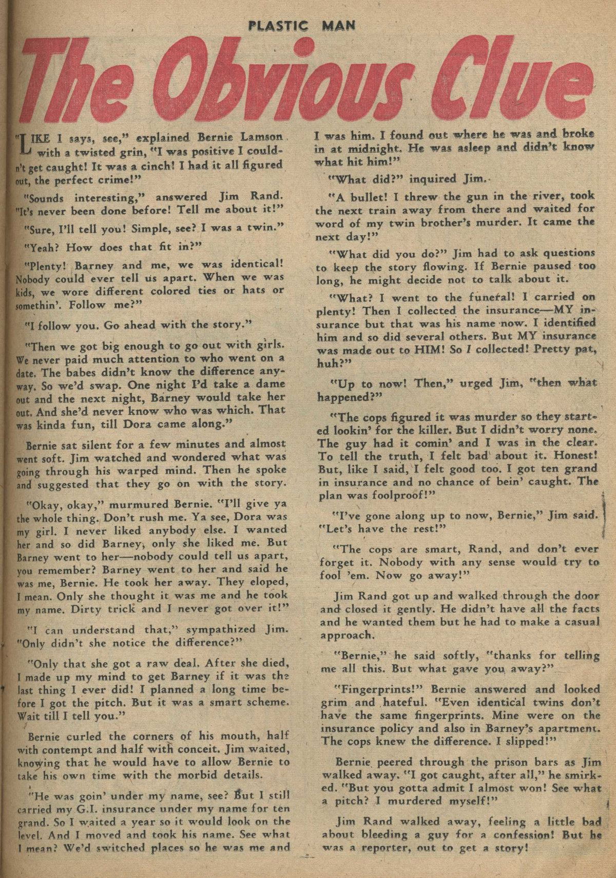 Read online Plastic Man (1943) comic -  Issue #57 - 25