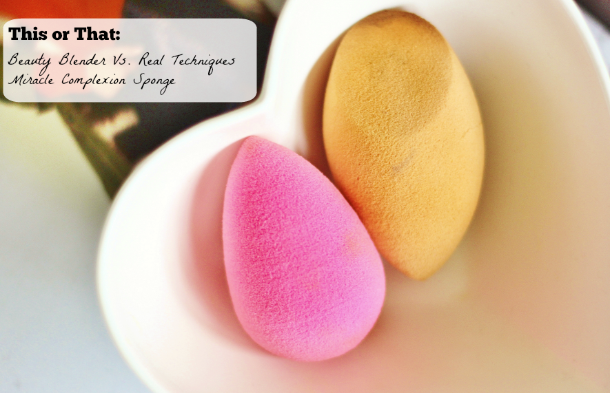 Detecteerbaar haar erven This or That | Beauty blender Vs. Real Techniques Miracle Complexion Sponge  - The Blushing Giraffe