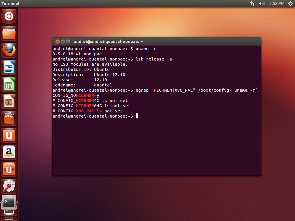 source du noyau ubuntu 12.10