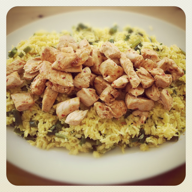 SOULFUL HEALTHY LIVING CHILLI CHICKEN WITH LIME & CORIANDER RICE