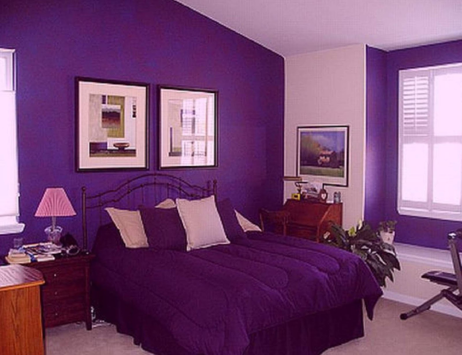  Purple Wall Bedroom Ideas for Small Space