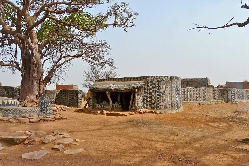 Tiébélé Painted House Traditional Mud Houses of Burkina Faso