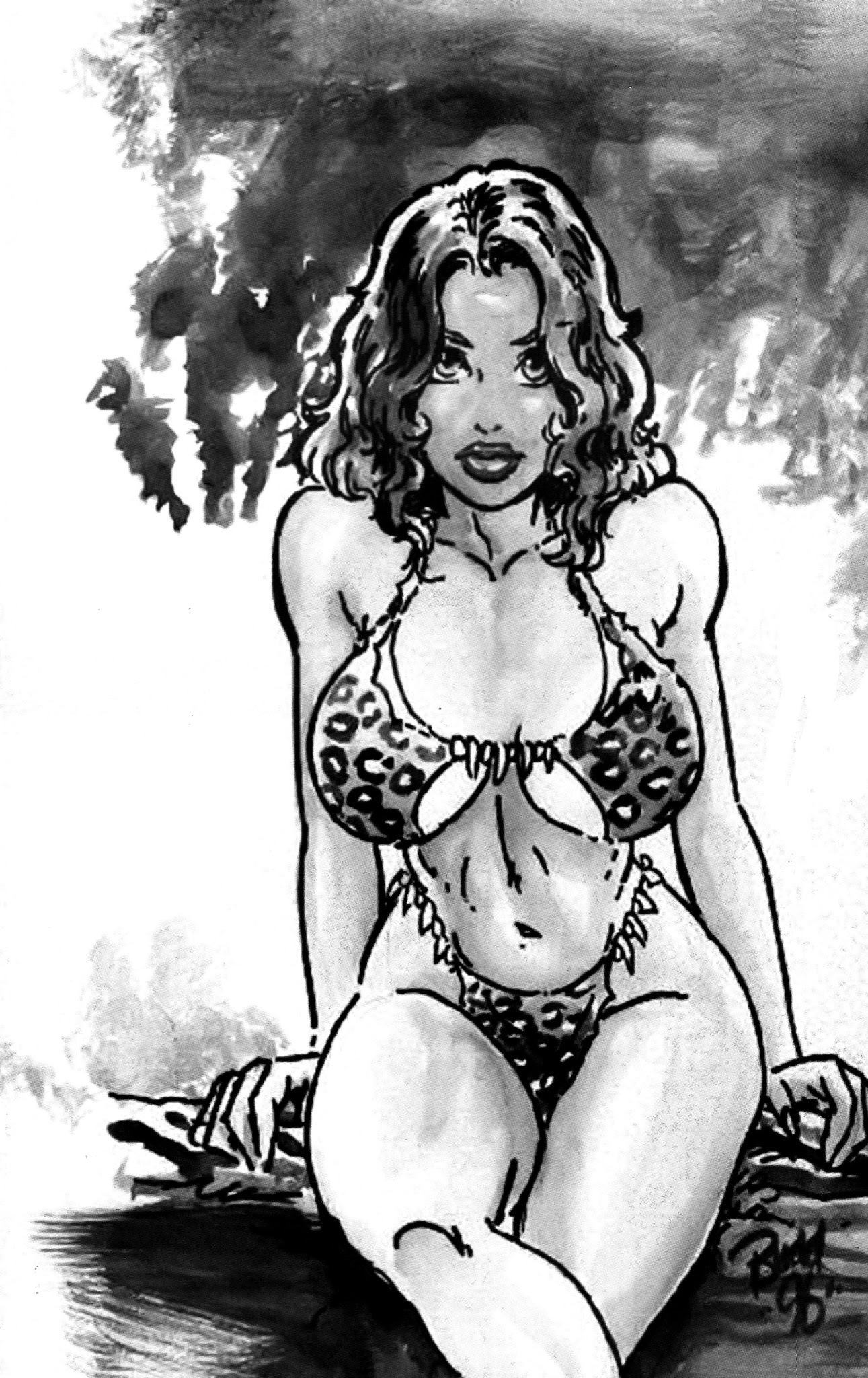 Read online Cavewoman: Prehistoric Pinups comic -  Issue #2 - 7