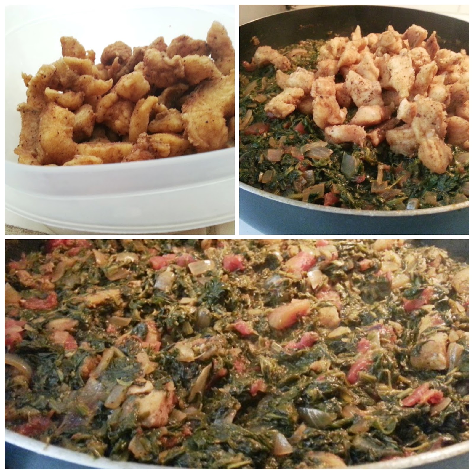 The Random Homemaker Recipe Ghanaian Style Spinach Stew (with Catfish)