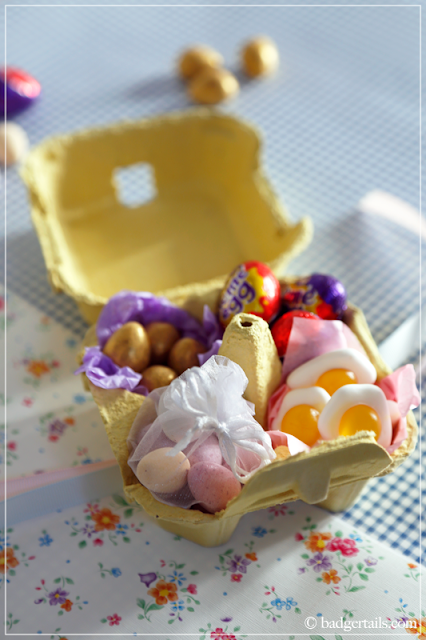 Sweetie-filled Egg Box Easter Gift
