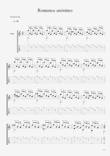 partitura romance anonimo guitarra pdf partitura romance anonimo guitarra pdf