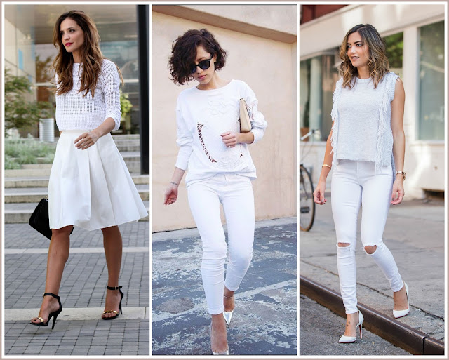 S/S 2016 trends #3 - total white look