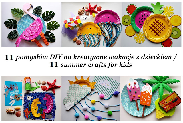 diy dla dzieci - kids diy - summer children crafts - prace plastyczne dla dzieci - wakacje z dzieckiem - kreatywnie z dzieckiem - alibiuro.pl - herlitz - artykuły plastyczne 