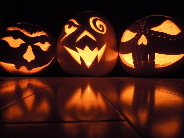 Carved Halloween pumpkin ideas