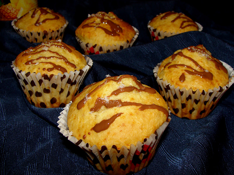 Muffins cu ananas si cocos ~ Bucataria Irinei...