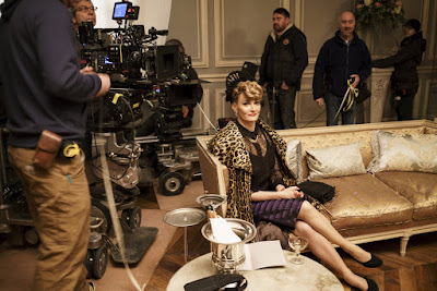 Sarah Parish on the set of The Collection Series (25)