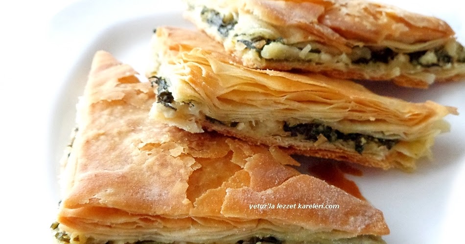 yetur�la lezzet katmerli tepsi böreği