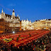 Brussels blooms with begonia flower carpet