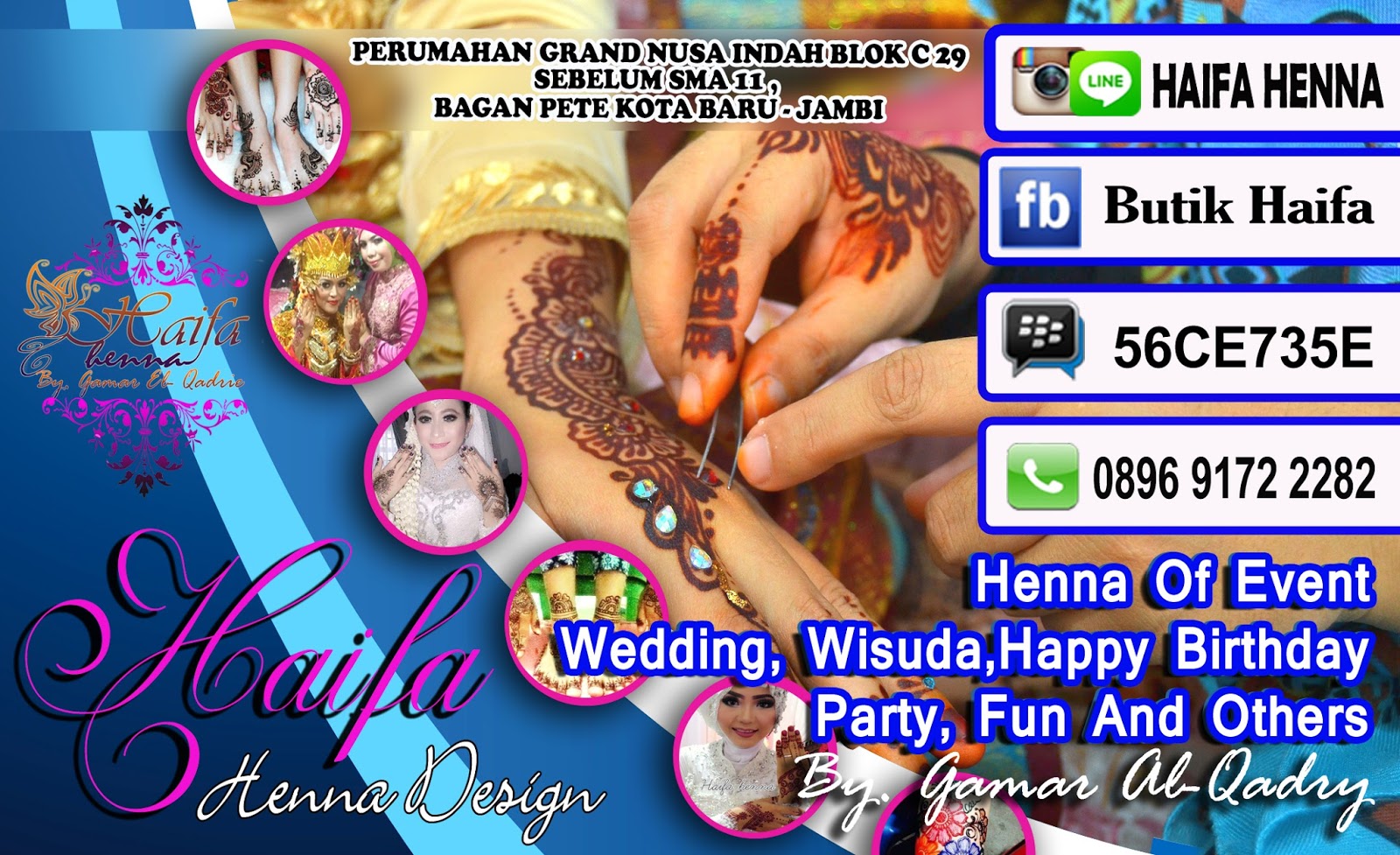 Contoh Banner Henna Art Contoh Henna