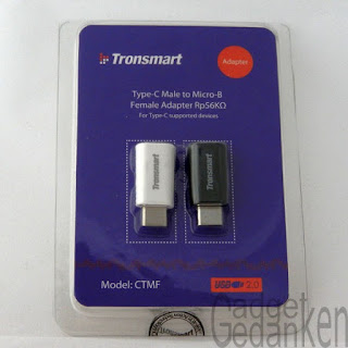 Tronsmart (2 Stück) USB Typ C zu Micro-USB-Adapter