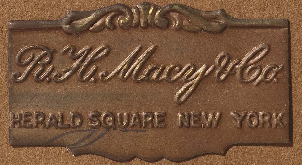 Picture Frame Labels R.H. Macy & Co.