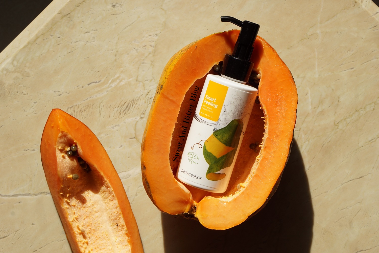 The Face Shop Smart Peeling Mild Papaya Review Indian Skin