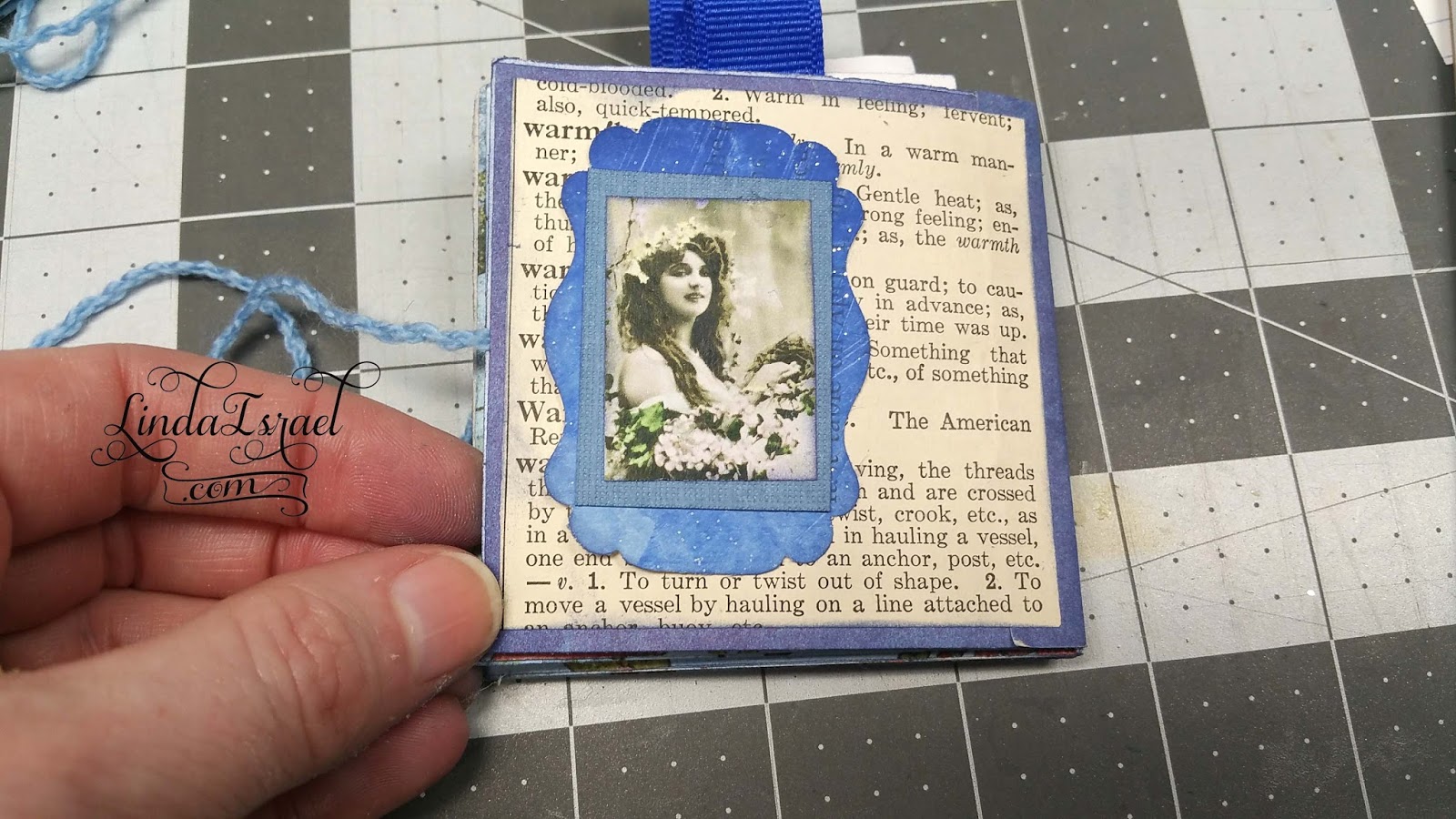 ScraPerfect Tutorial One Sheet Mini Junk Journal are easy with the