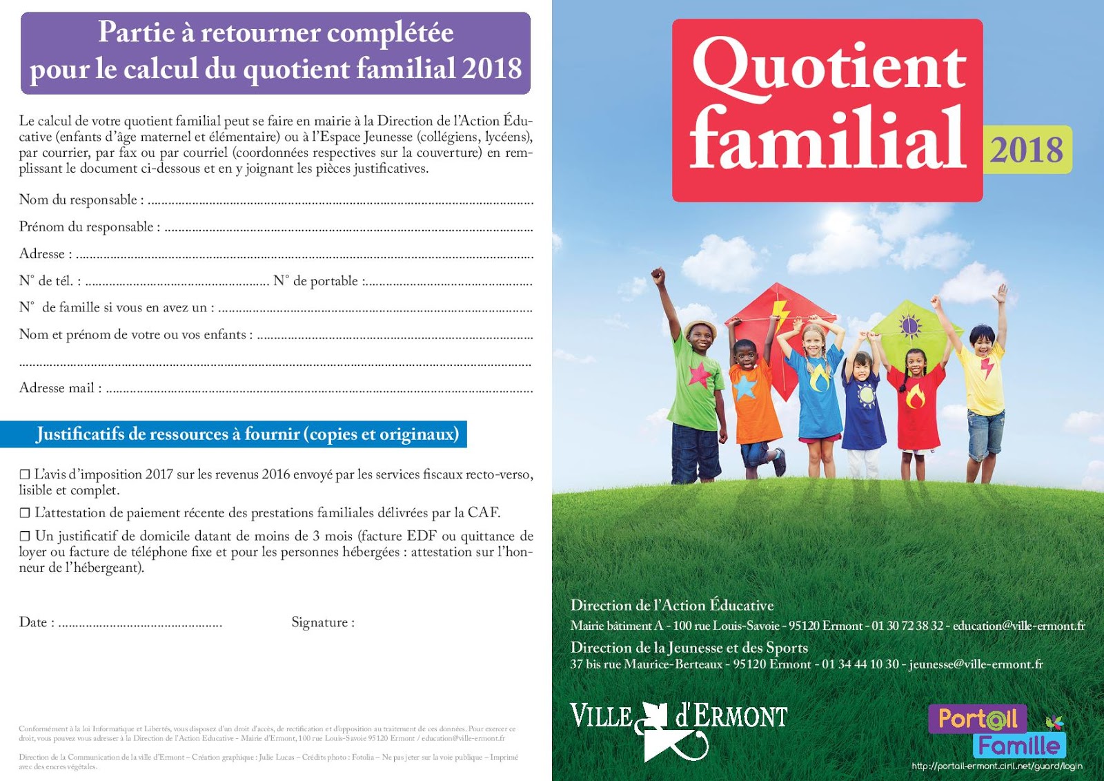 QUOTIENT FAMILIAL 2018