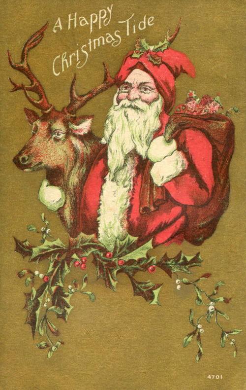 Restored, Nostalgic, Christmas Postcards of Santa Claus | Belznickle ...