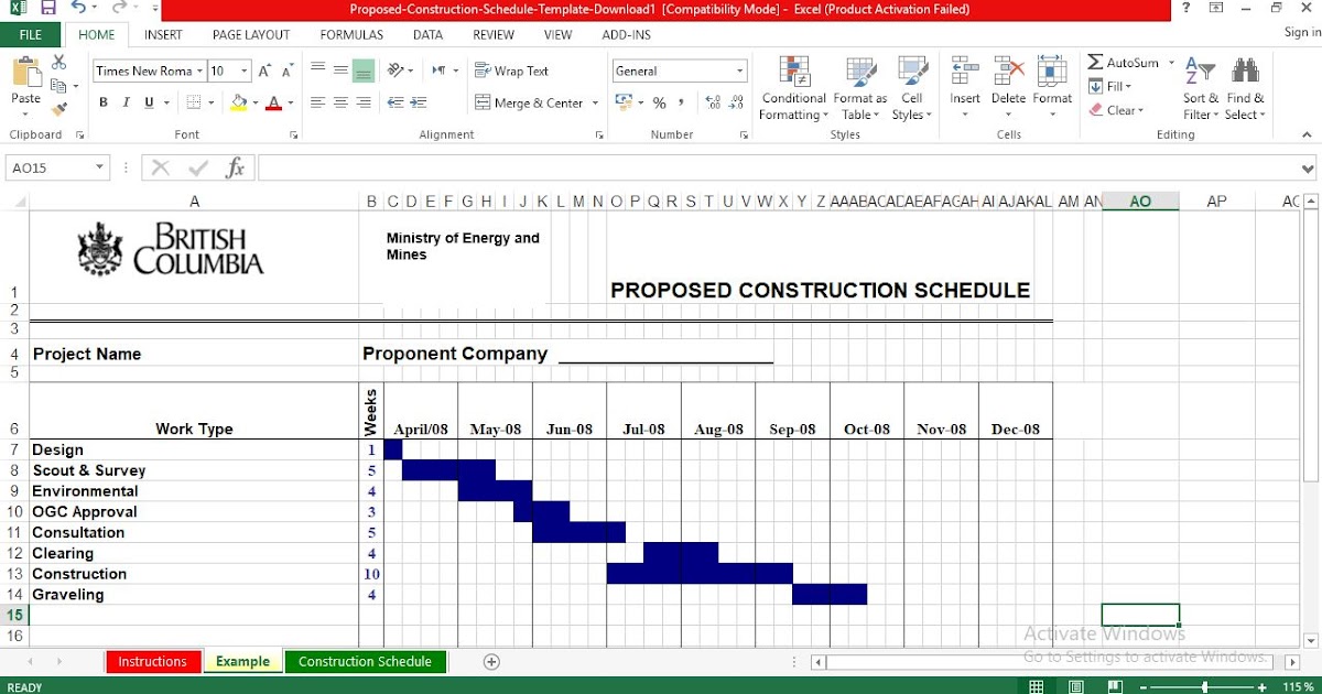 construction-schedule-excel-template