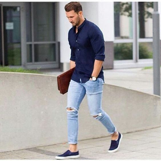 homem jeans