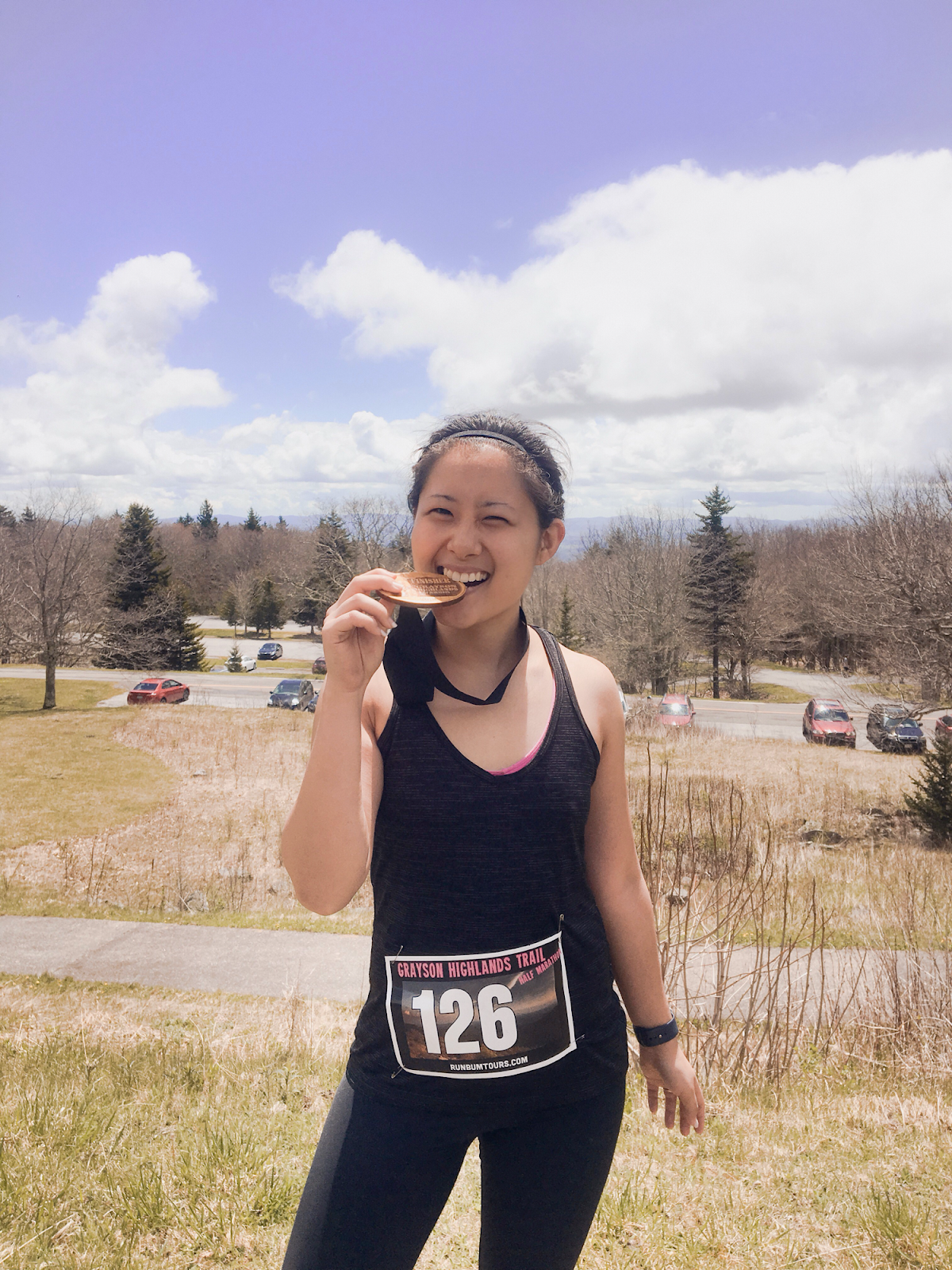 My First Half Marathon in Grayson Highlands with Run Bum Tours