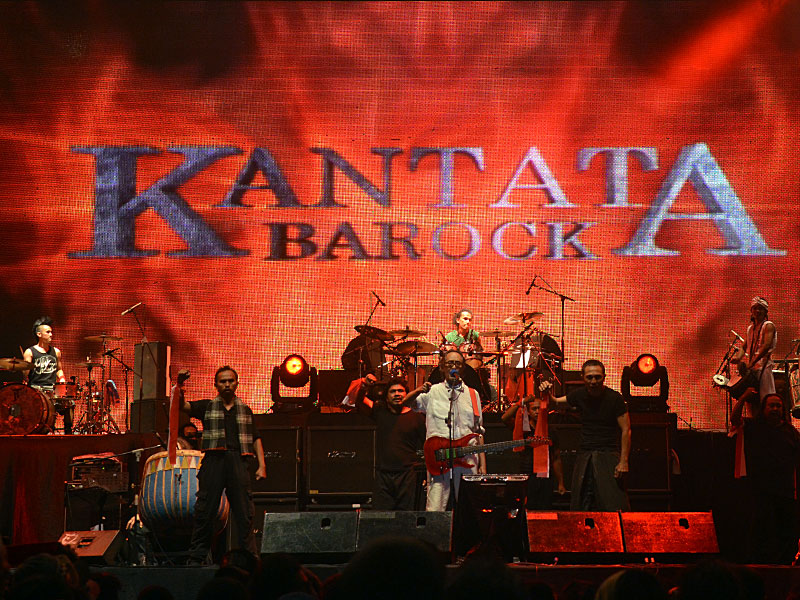 Foto Kantata Barock Guncang GBK 2012 - Metallica Fals MANIA