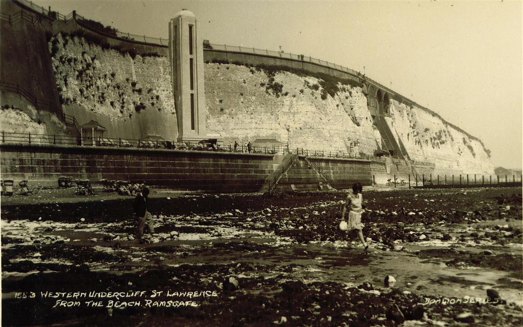 Ramsgate History Westcliff and artificial beach