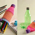Idea: cartuchera al crochet con botella plástica! / Crocheted pencil case with a plastic bag