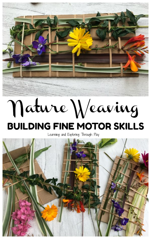 Learning and Exploring Through Play: Nature Weaving