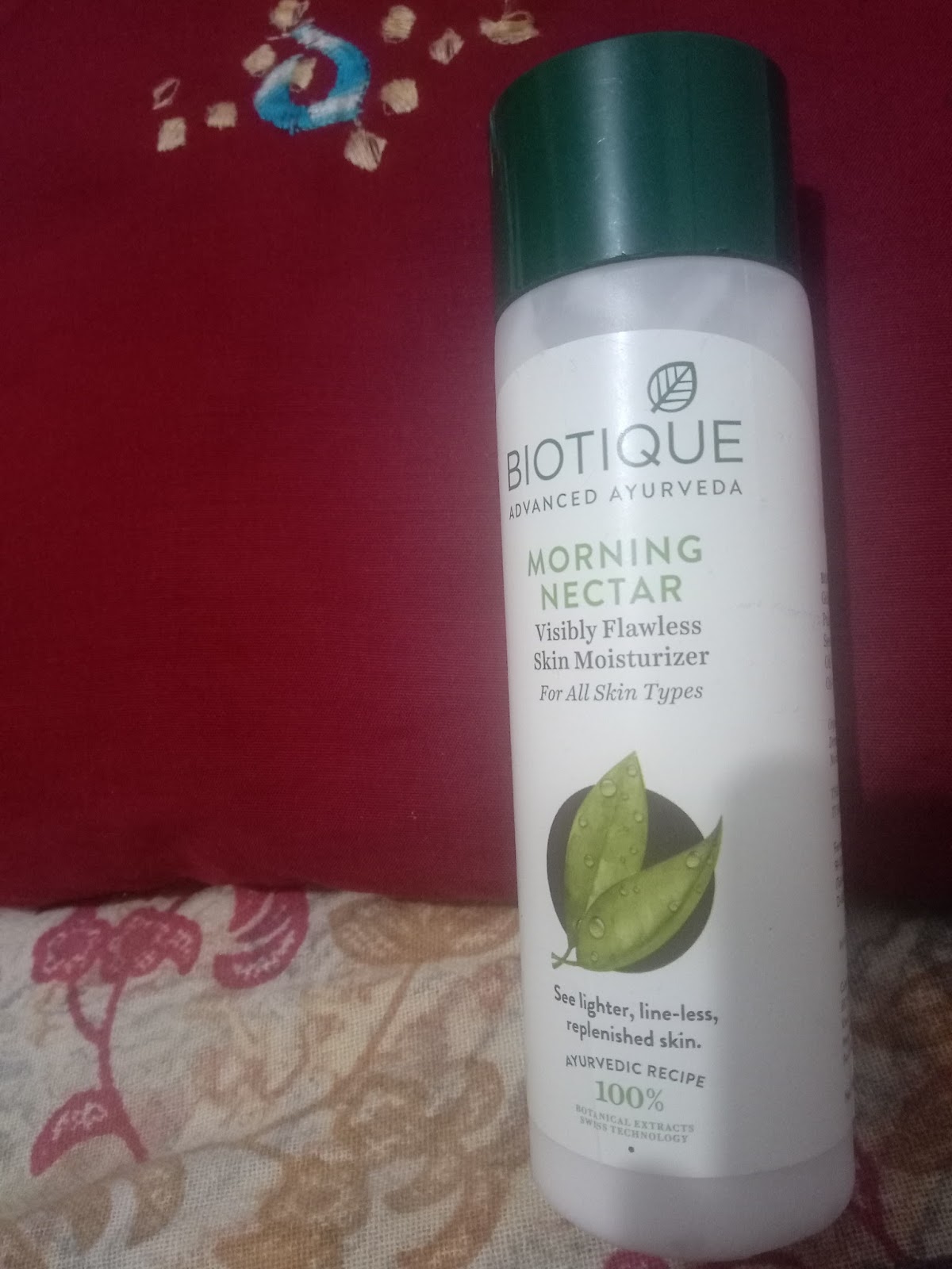 Biotique Morning Nectar visibly Flawless Skin Moisturizer Review