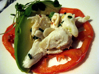 Crab and Avocado Salad at Quality Meats in New York, NY - Photo by Michelle Judd of Taste As You Go