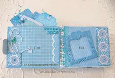 Caixa decorada scrapbook