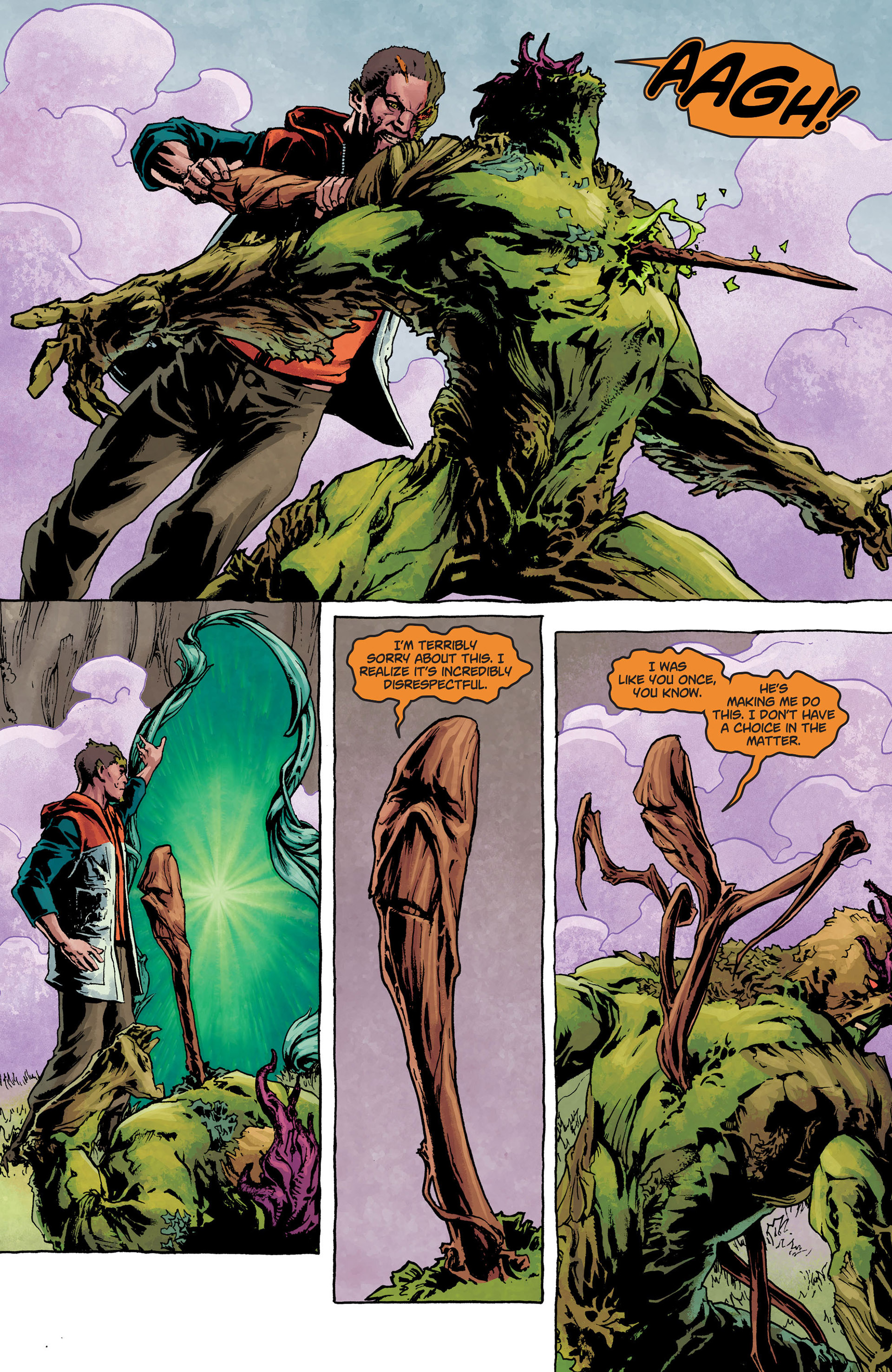 Read online Swamp Thing (2011) comic -  Issue #25 - 10