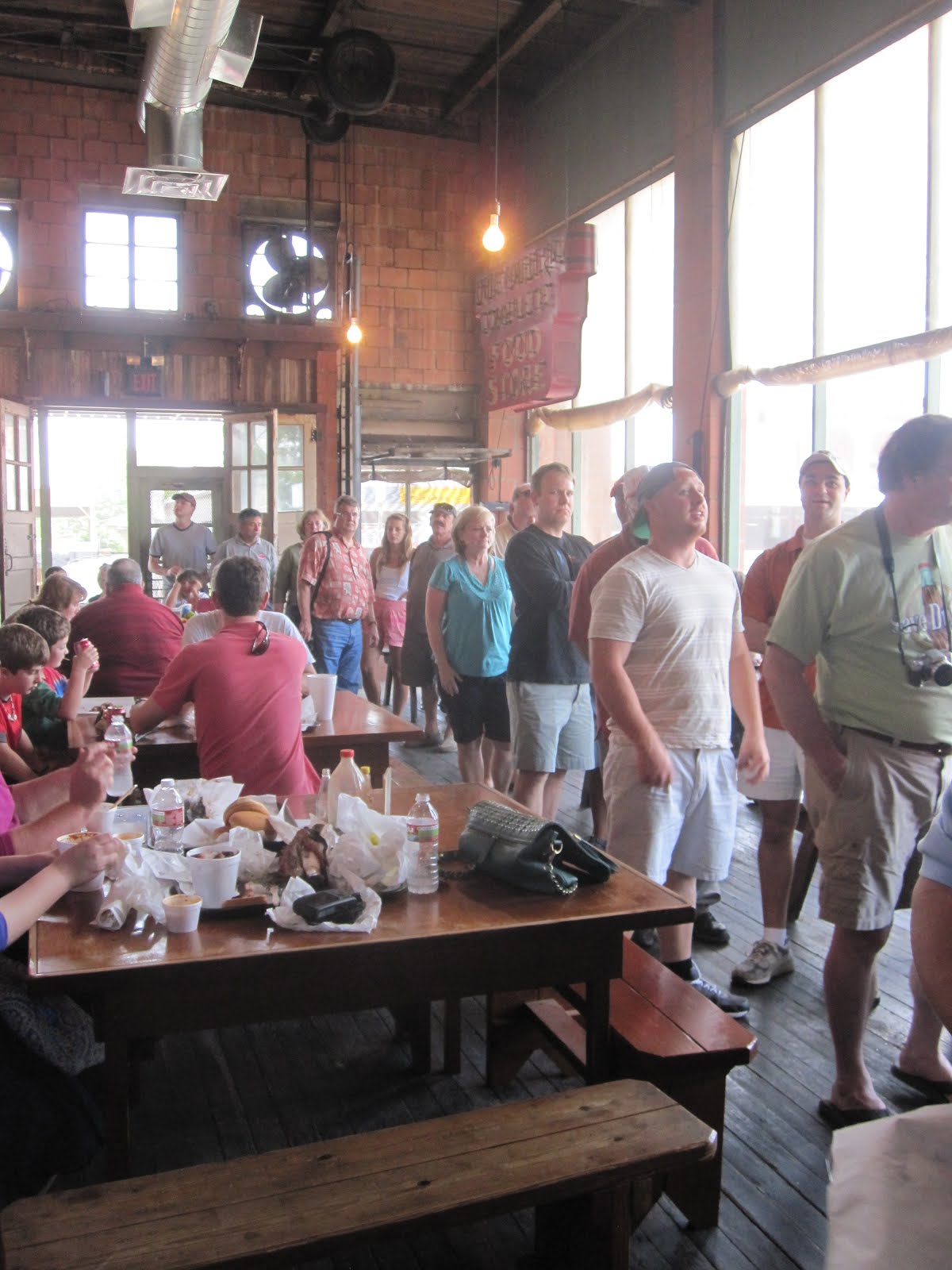 Man Up Tales of Texas BBQ™ Private line at Louie Mueller Barbecue