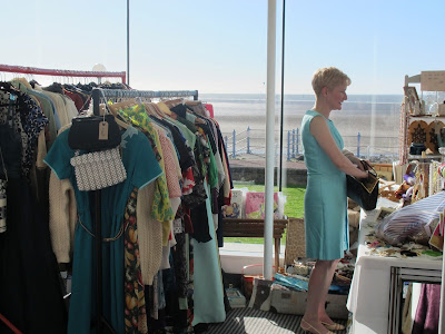 vintage clothing stall